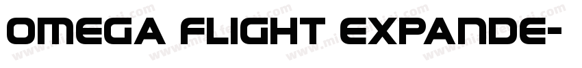 Omega Flight Expande字体转换